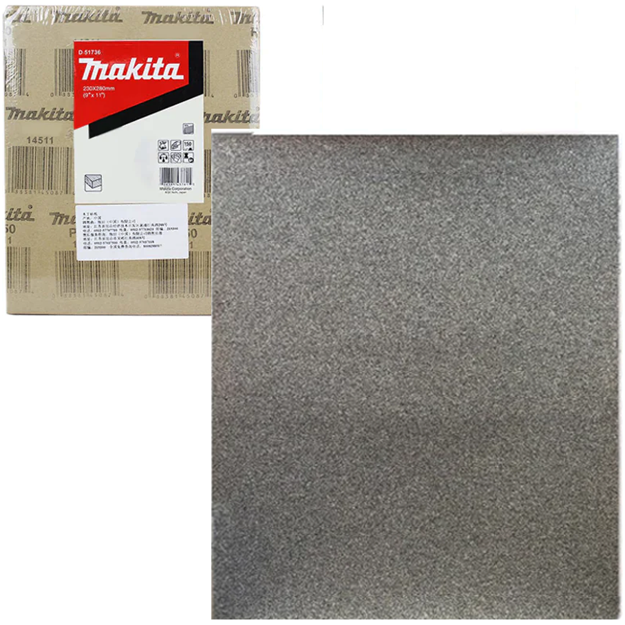 Makita Finishing Sandpaper 50Pcs (9 Makita Finishing Sandpaper 50Pcs (9